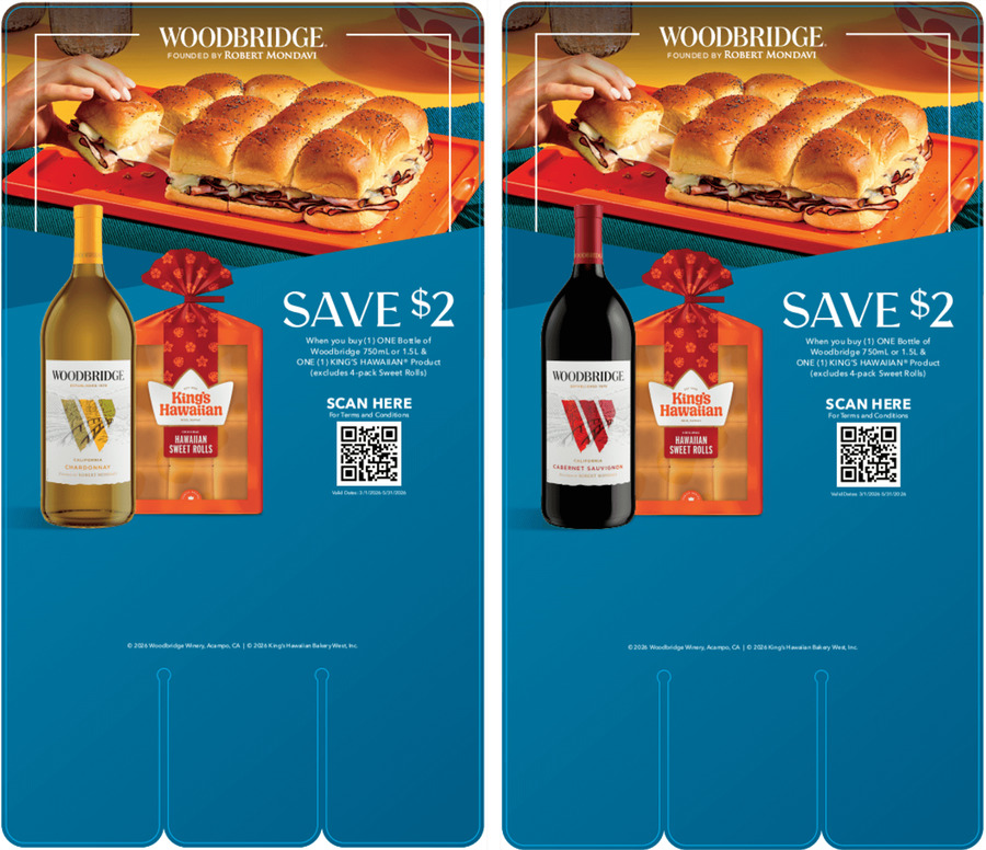 Woodbridge x King's Hawaiian Spring Case Card with Offer