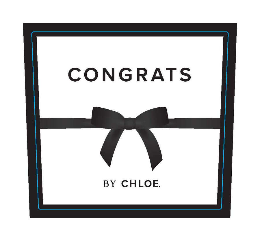 Chloe Bottle Labels - Sparkling - Congrats
