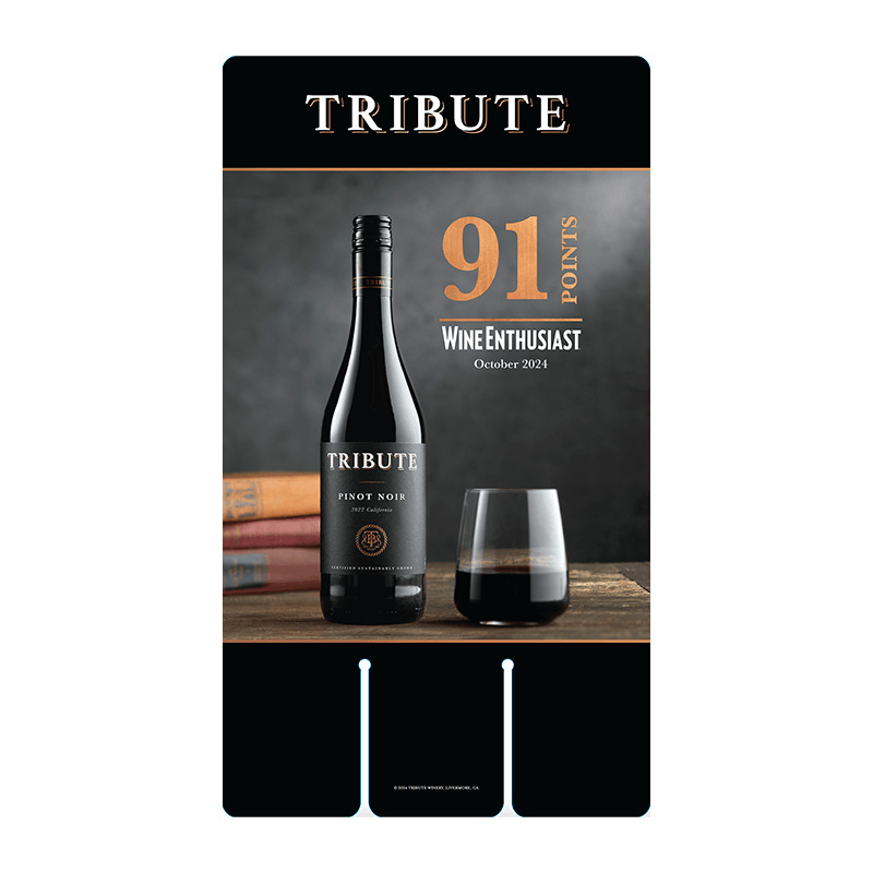 Tribute 91 Point Case Card - Pinot Noir