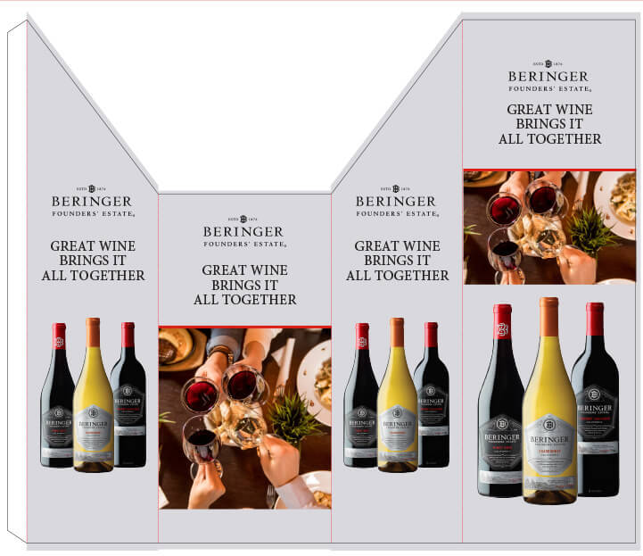 Beringer Founders Estate 750ml Case Sleeve