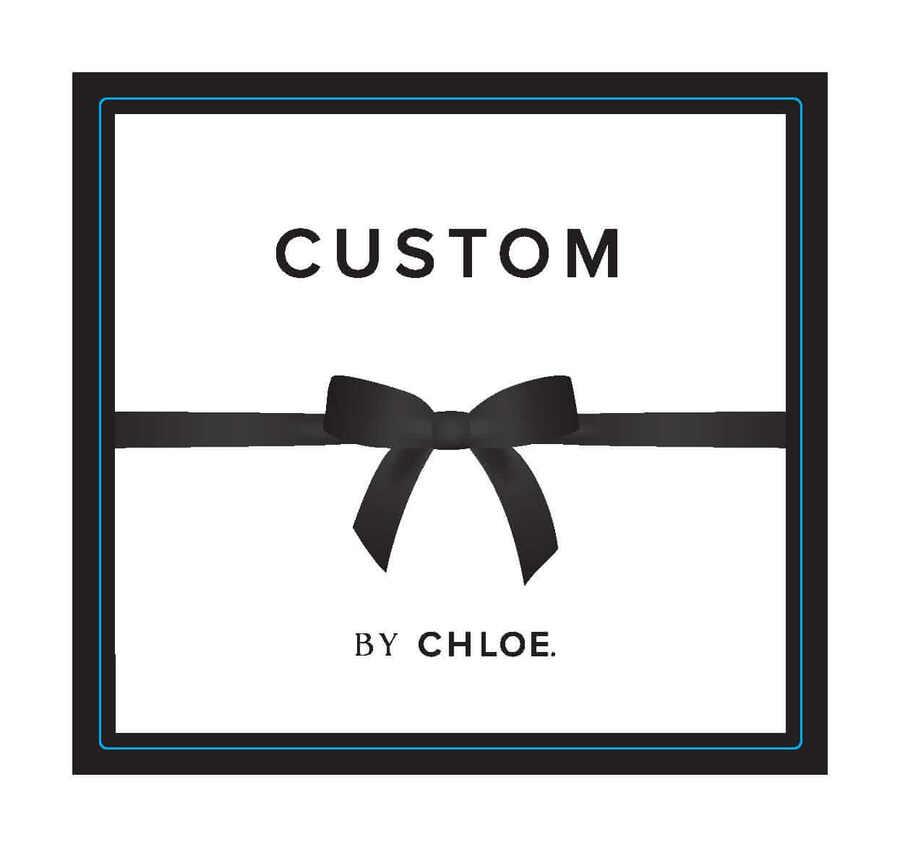 Chloe Bottle Labels - Burgundy - Custom Labels