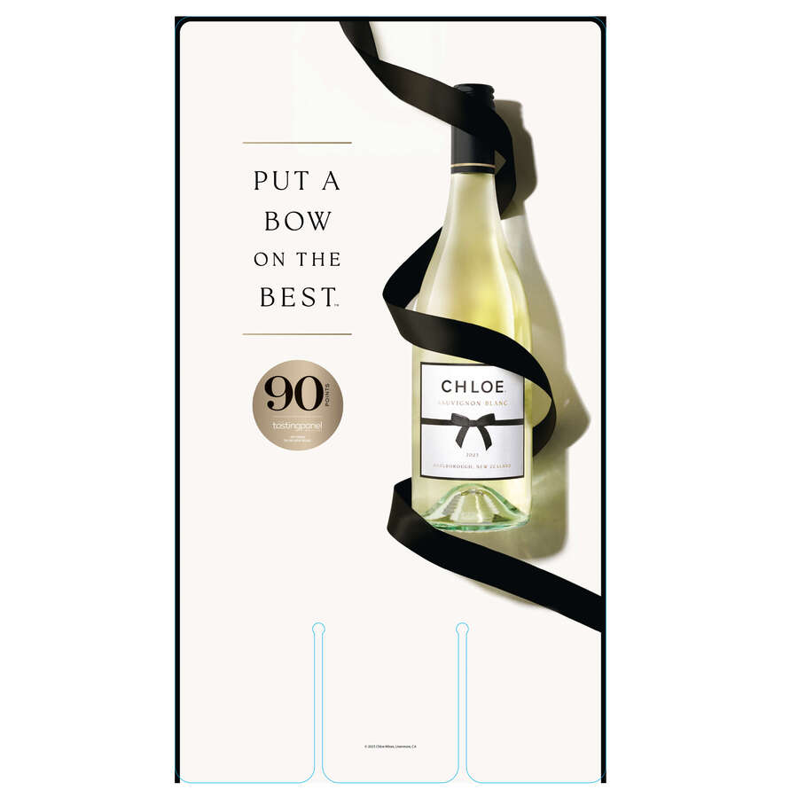 Chloe Put A Bow on the Best Case Card 10 x 16 - 90 Pt - Sauv Blanc Consolidator Inventory