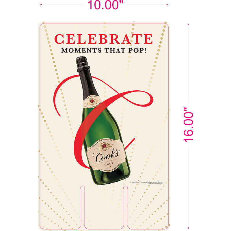 Cook's 2026 Flow 10x16 Case Card- Brut