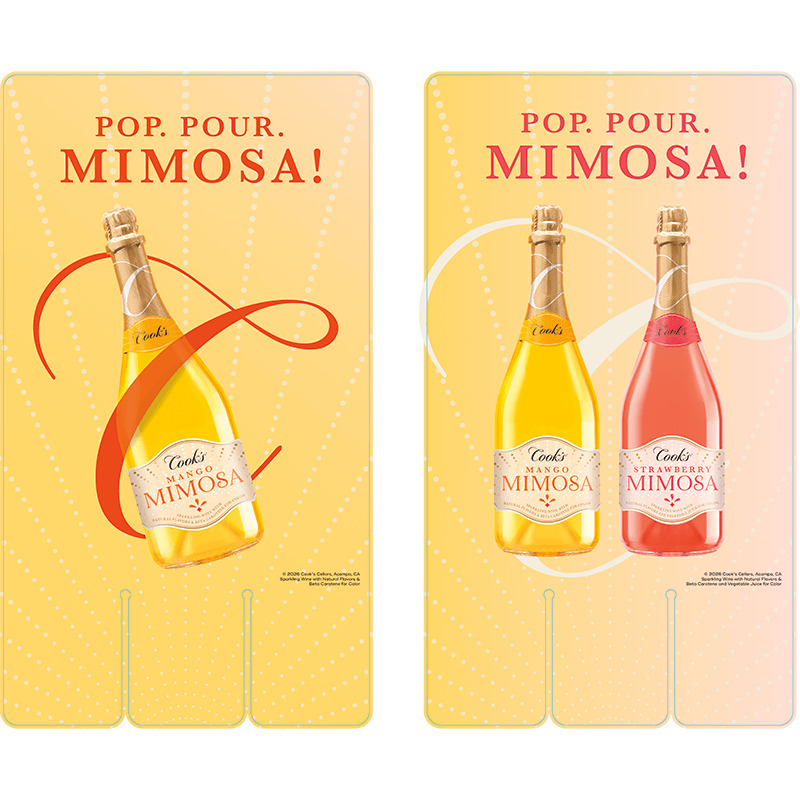 Cook's 2026 Flow 13.5x24 Case Card- Mimosa