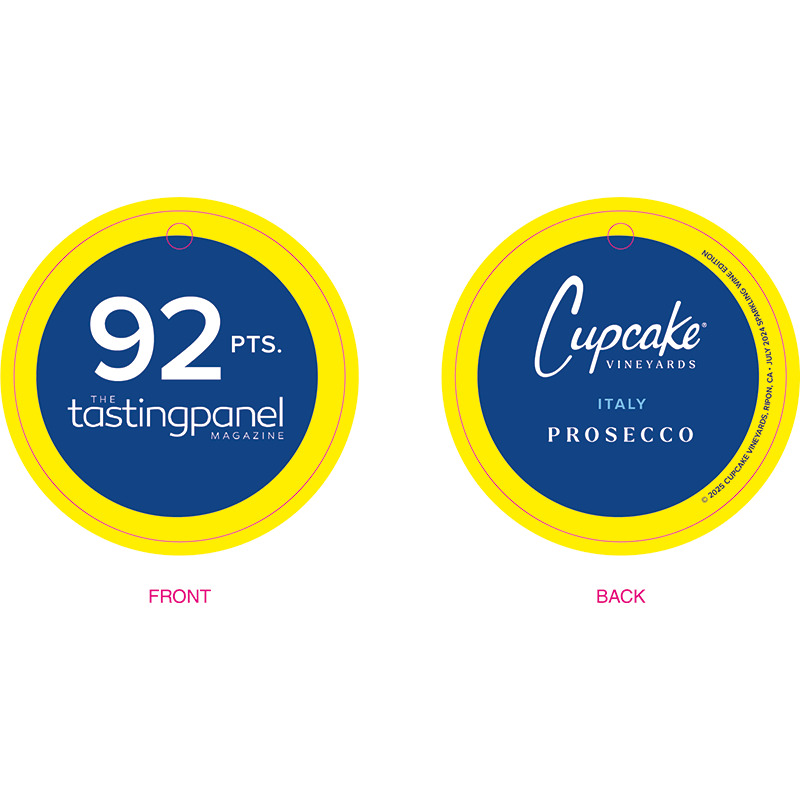 Cupcake Quality String Bottle Necker - Prosecco