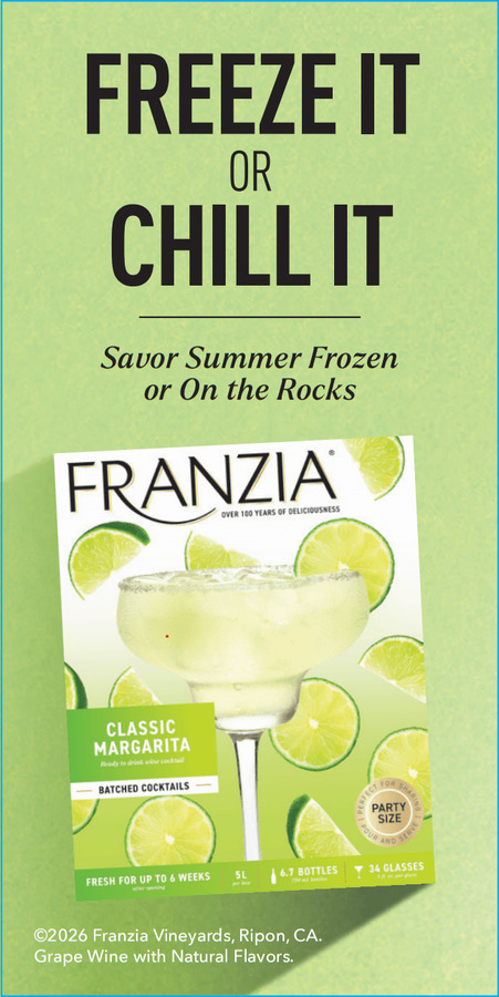 Franzia Margarita Season Cold Box Cling - Classic