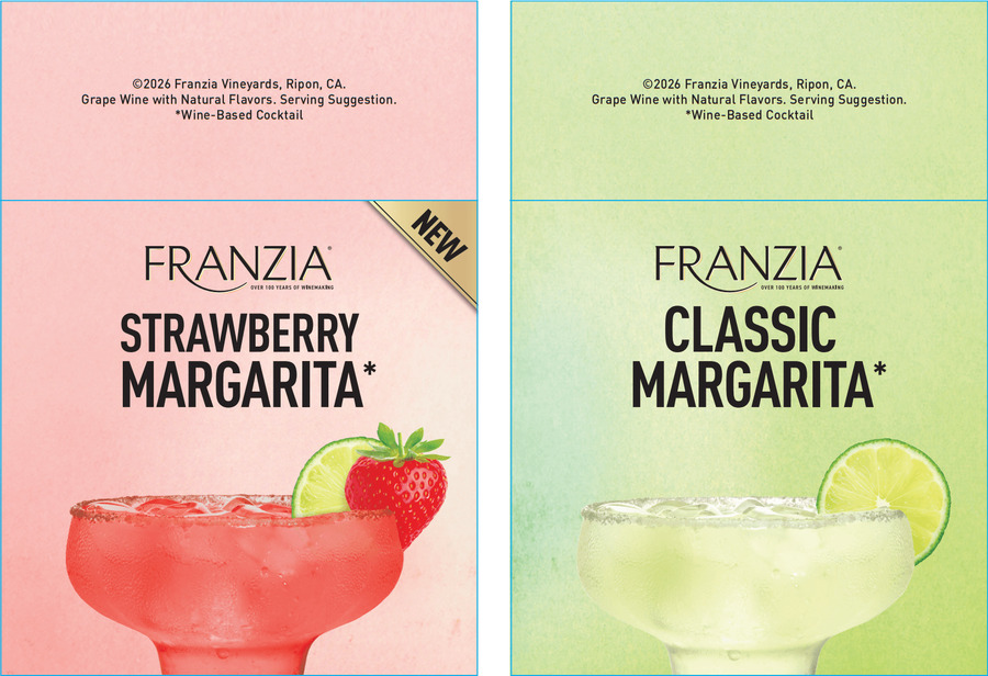 Franzia Margarita Season Double Sided Shelf Talker