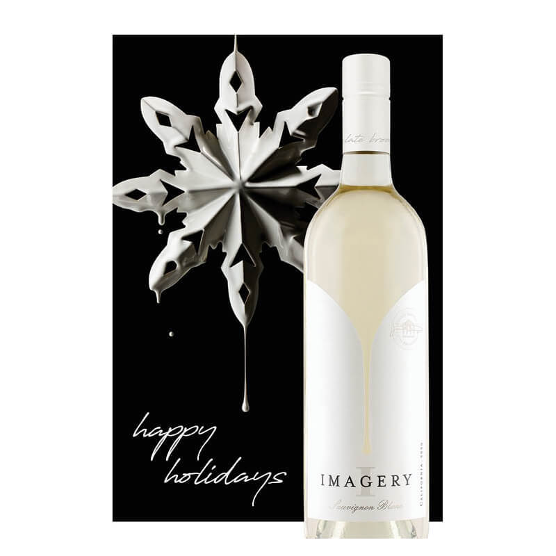 Imagery Happy Holidays Card - Sauvignon Blanc