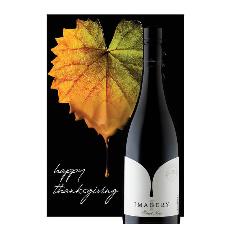 Imagery Thanksgiving Greeting Card - Pinot Noir