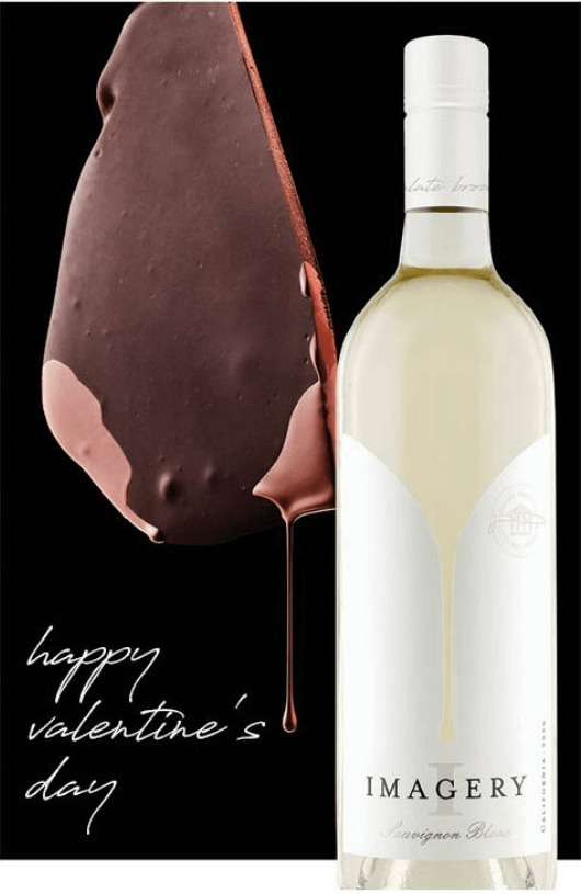 Imagery On-Prem Valentines Day Card - Sauvignon Blanc