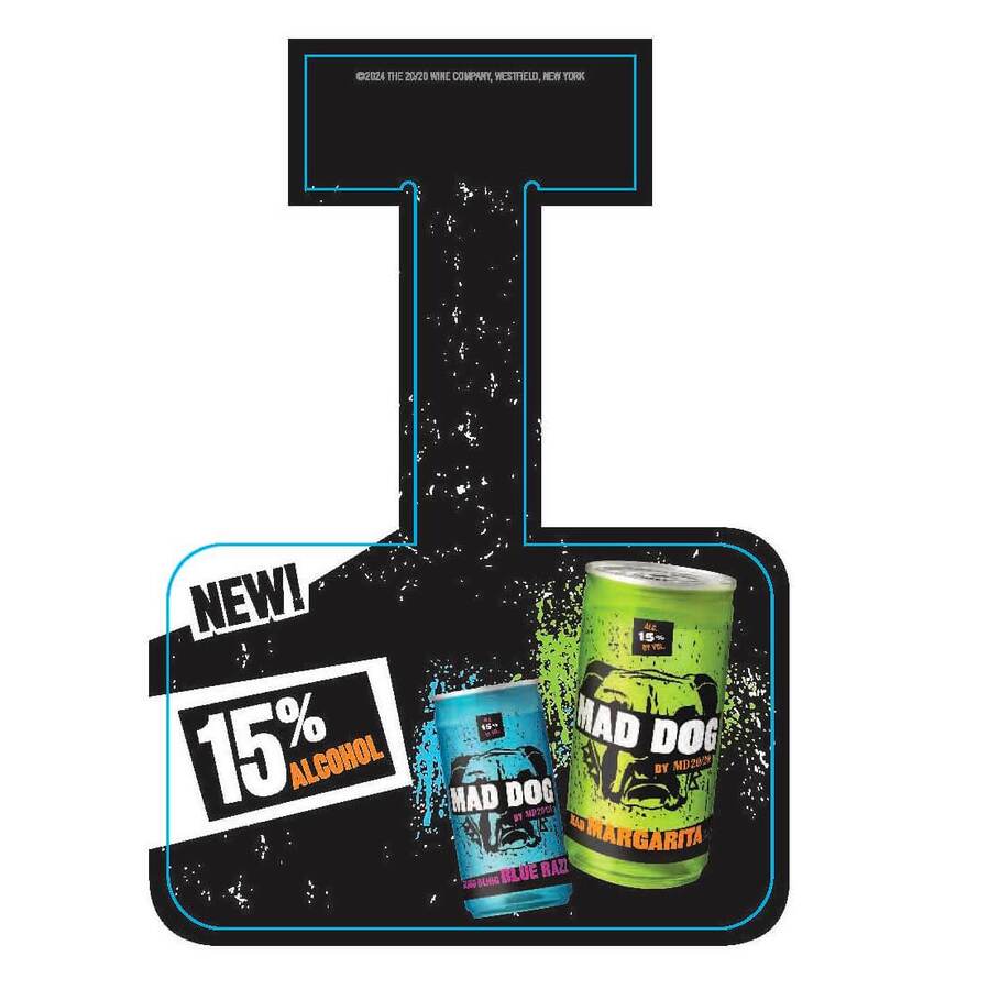 MAD DOG by MD 20/20 Shelf Wobbler - Ready To Print