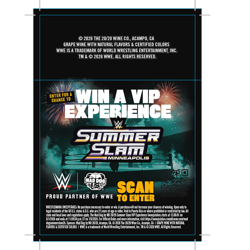 Mad Dog Summer Slam Shelf Talker