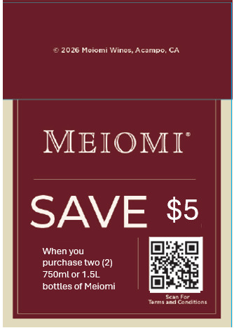Meiomi Fall Harvest Shelf Talker