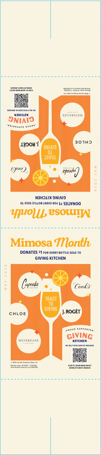 Mutibrand Mimosa Month Table Tent - All Brands