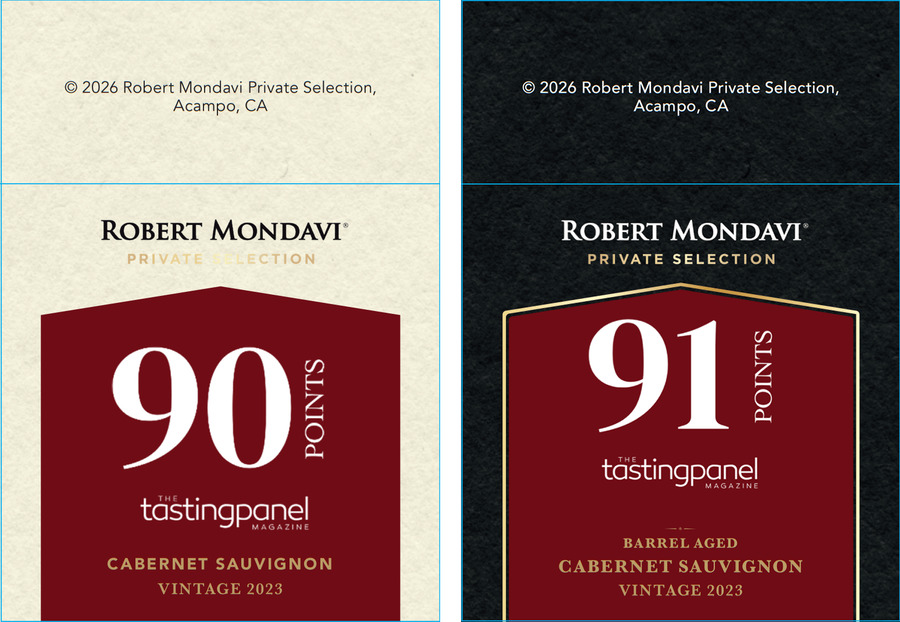 Robert Mondavi Private Selection Father's Day Shelf Talker