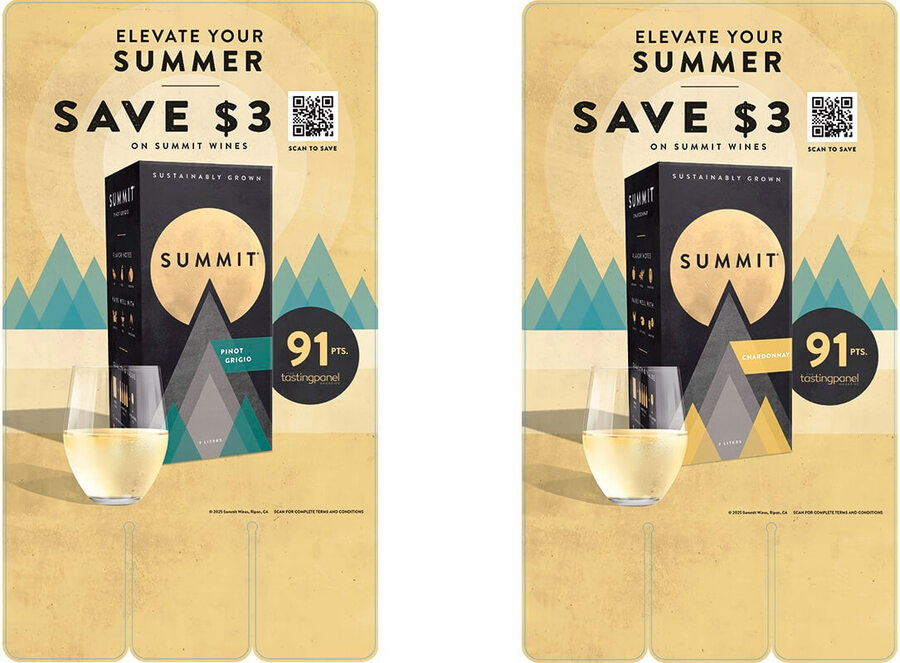 Summit Summer Savings Double Sided Case Card - Ready To Print
