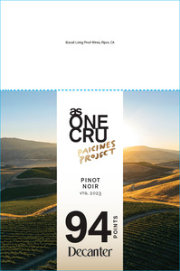 One Cru Decanter Scores Shelf Talker - Pinot Noir