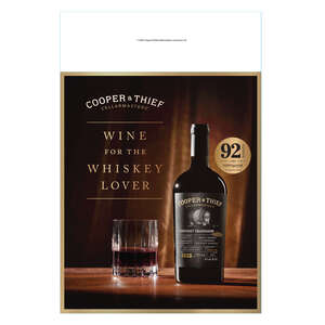 Cooper & Thief Cabernet Sauvignon Tasting Panel Case Talker