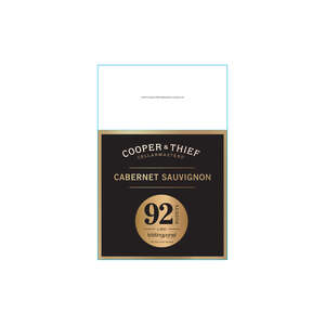 Cooper & Thief Cabernet Sauvignon Tasting Panel Shelf Talker