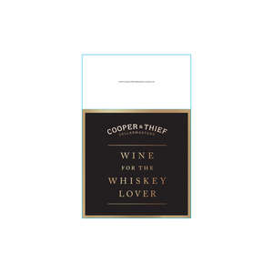 Cooper & Thief Wine for the Whiskey Lover Double Sided Shelf Talker - Cabernet Sauvignon - Red Blend