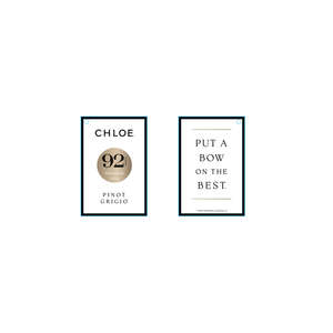 Chloe Put a Bow on the Best String Bottle Necker - Pinot Grigio Consolidator Inventory