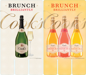 Cook's Brunch Double Sided Case Card - 13.5 x 24