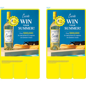 Cupcake Win Your Summer Case Card
