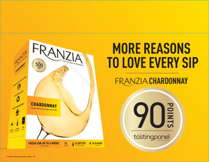 Franzia Tasting Panel Case Talker - Chardonnay