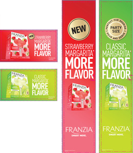 Franzia Strawberry Margarita Weekender Panels & Header Card Set