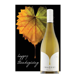 Imagery Thanksgiving Greeting Card - Chardonnay