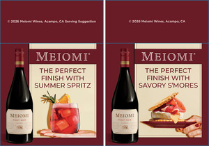 Meiomi Smores and Spritz Double Sided Shelf Talker