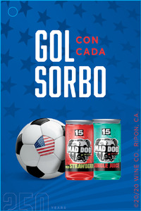 Mad Dog World Cup Spanish POS String Bottle Necker