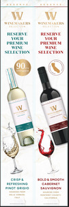 Winemakers Reserve Sideburns - Pinot Grigio & Cabernet Sauvignon (x2)