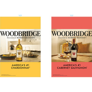 Woodbridge 2026 Flow Double Sided Case Talker - Chardonnay and Cabernet Sauvignon